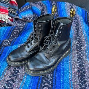 Dr. Martens Black Lace-Up Boots